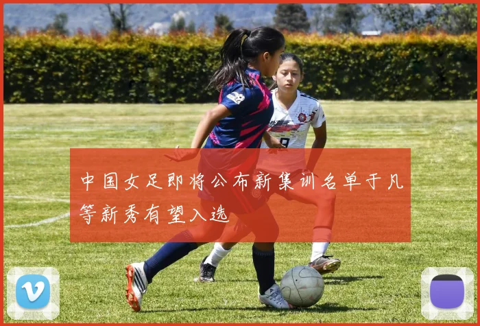 中国女足即将公布新集训名单于凡等新秀有望入选